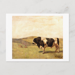 Ferdinand Hodler - Bull in een pasta Briefkaart