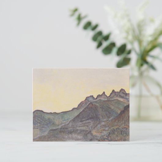 Ferdinand Hodler - Dents du Midi Briefkaart (Staand voorkant)