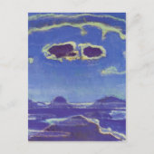 Ferdinand Hodler-Eiger, Monch, Jungfrau in Moonlig Briefkaart (Voorkant)