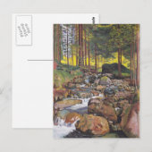 Ferdinand Hodler- Forest met een bergbeek Briefkaart (Voorkant / Achterkant)