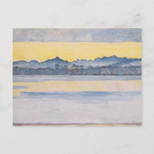Ferdinand Hodler- Lake Genève met Mont Blanc Briefkaart (Voorkant)