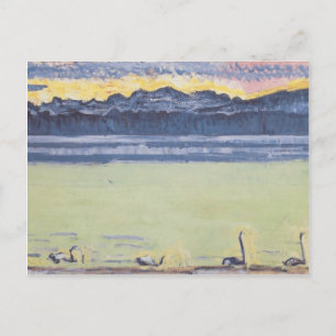Ferdinand Hodler- Lake Genève met Mont Blanc Briefkaart