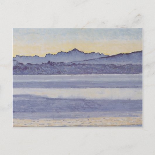 Ferdinand Hodler- Lake Genève met Mont Blanc Briefkaart (Voorkant)