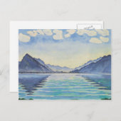 Ferdinand Hodler- Lake Thun, Symmetrische Briefkaart (Voorkant / Achterkant)