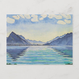 Ferdinand Hodler- Lake Thun, Symmetrische Briefkaart