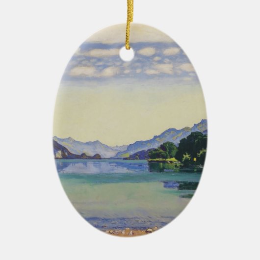 Ferdinand Hodler- Lake Thun uit Lessig Keramisch Ornament (Voorkant)