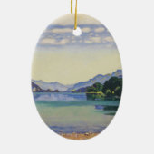 Ferdinand Hodler- Lake Thun uit Lessig Keramisch Ornament (Achterkant)