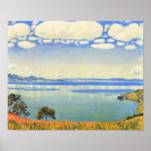 Ferdinand Hodler - Meer van Genève uit Chexbres