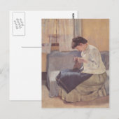 Ferdinand Hodler- Seamstress Briefkaart (Voorkant / Achterkant)