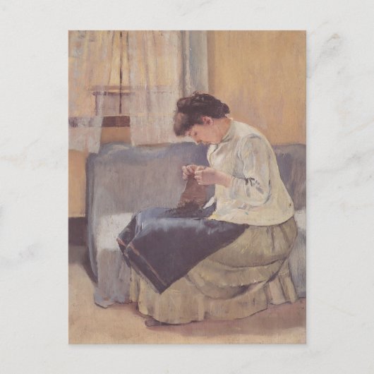 Ferdinand Hodler- Seamstress Briefkaart (Voorkant)