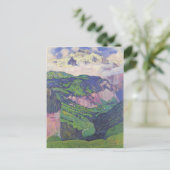 Ferdinand Hodler- The Lady of the Isenfluh Briefkaart (Staand voorkant)