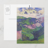 Ferdinand Hodler- The Lady of the Isenfluh Briefkaart (Voorkant / Achterkant)