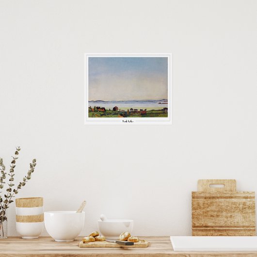 Ferdinand Hodler Zedign Art Poster #130 (Keuken)