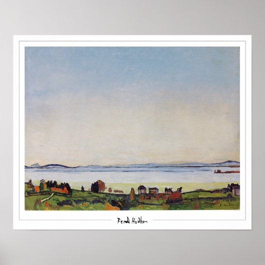 Ferdinand Hodler Zedign Art Poster #130 (Voorkant)