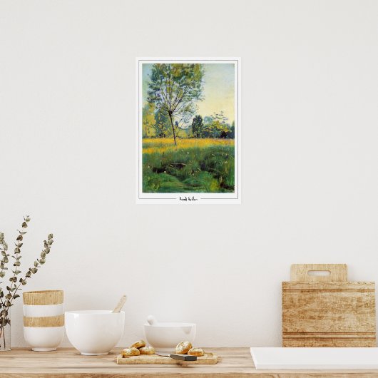 Ferdinand Hodler Zedign Art Poster #16 (Keuken)