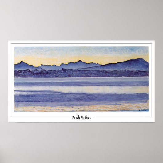 Ferdinand Hodler Zedign Art Poster #166 (Voorkant)