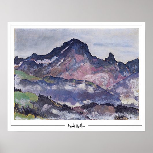 Ferdinand Hodler Zedign Art Poster #185 (Voorkant)