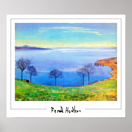 Ferdinand Hodler Zedign Art Poster #2 (Voorkant)