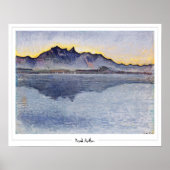 Ferdinand Hodler Zedign Art Poster #237 (Voorkant)