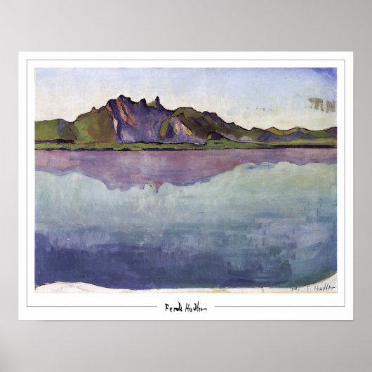 Ferdinand Hodler Zedign Art Poster #247 (Voorkant)