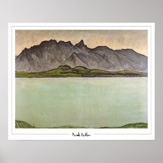Ferdinand Hodler Zedign Art Poster #248 (Voorkant)