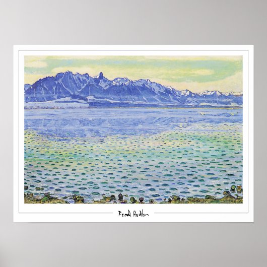 Ferdinand Hodler Zedign Art Poster #268 (Voorkant)
