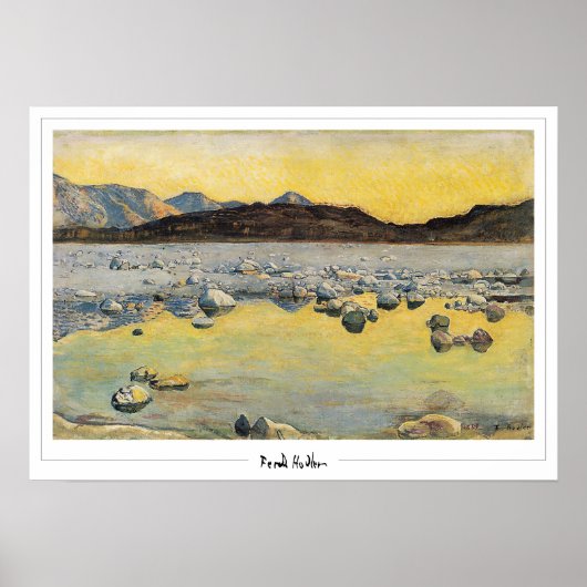 Ferdinand Hodler Zedign Art Poster #84 (Voorkant)