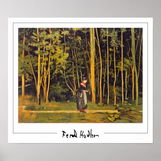 Ferdinand Hodler Zedign Art Poster #88 (Voorkant)