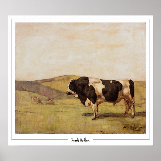 Ferdinand Hodler Zedign Art Poster #90 (Voorkant)