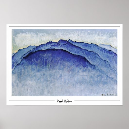 Ferdinand Hodler Zedign Kunstposter #157 Poster (Voorkant)