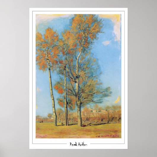 Ferdinand Hodler Zedign Kunstposter #45 Poster (Voorkant)