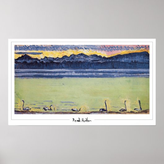 Ferdinand Hodler Zedign Kunstposter #55 Poster (Voorkant)
