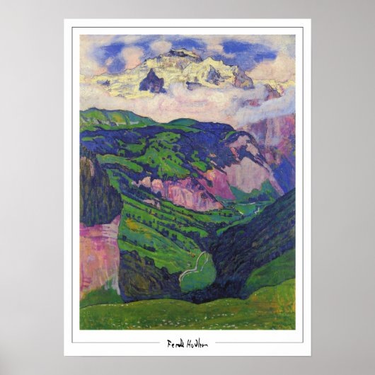 Ferdinand Hodler Zedign Kunstposter #89 Poster (Voorkant)
