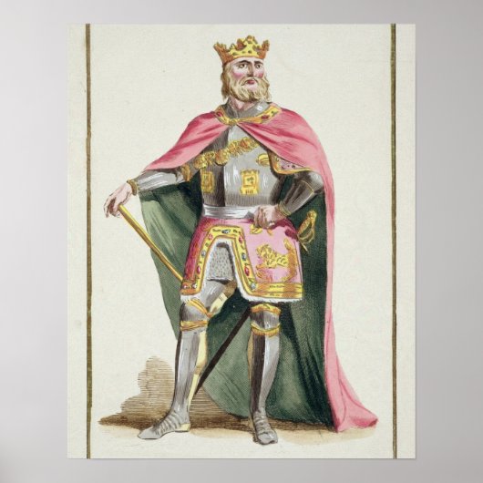 Ferdinand I (1379-1416) King of Aragon from 'Receu Poster (Voorkant)