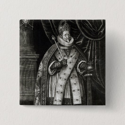 Ferdinand II 1622 Vierkante Button 5,1 Cm (Voorkant)