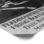 Ferdinand II, Heilige Romeinse keizer Poster (Hoek)