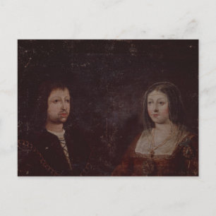 Ferdinand II van Aragón en Isabella I van Castilië Briefkaart