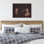Ferdinand II van Aragón en Isabella I van Castilië Canvas Afdruk (Insitu (Slaapkamer))