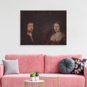 Ferdinand II van Aragón en Isabella I van Castilië Canvas Afdruk (Insitu (Woonkamer))