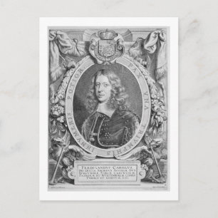 Ferdinand III (1608-57) Archduke van Oostenrijk, H Briefkaart