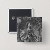 Ferdinand III, Heilige Romeinse keizer Vierkante Button 5,1 Cm (Voorkant /achterkant)