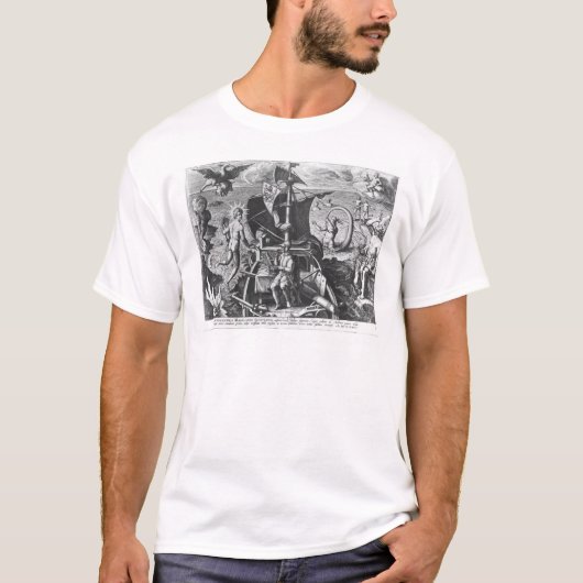 Ferdinand Magellan aan boord van zijn karavel, 152 T-shirt (Voorkant)