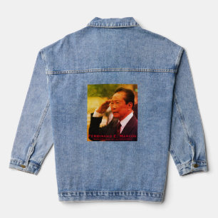 Ferdinand Marcos, tiende President van de Filipijn Denim Jacket