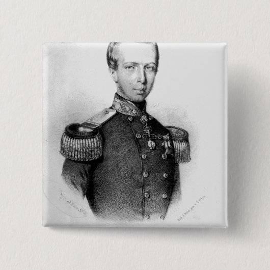 Ferdinand Max Vierkante Button 5,1 Cm (Voorkant)