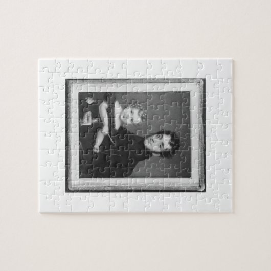 Ferdinand Sands en zijn zoon Joseph Nathaniel Roge Legpuzzel (Horizontaal)