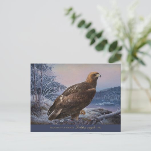 Ferdinand von Wright Golden eagle 1884 CC0314 Briefkaart (Staand voorkant)