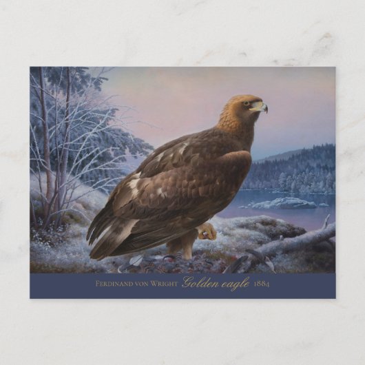 Ferdinand von Wright Golden eagle 1884 CC0314 Briefkaart (Voorkant)
