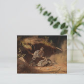 Ferdinand von Wright - Hazel Grouse Wallow Briefkaart (Staand voorkant)