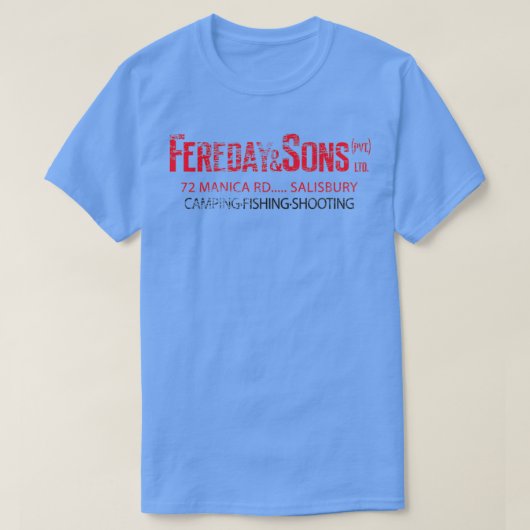 Fereday en Sons T-shirt (Design voorkant)