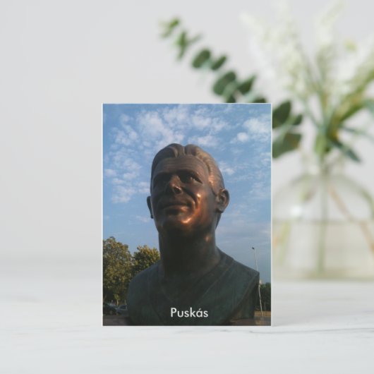 Ferenc Puskás Briefkaart (Staand voorkant)